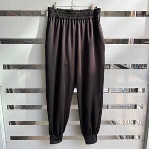 Marc Jacbos Black Elastic Waist Casual Jogger Pants Size S